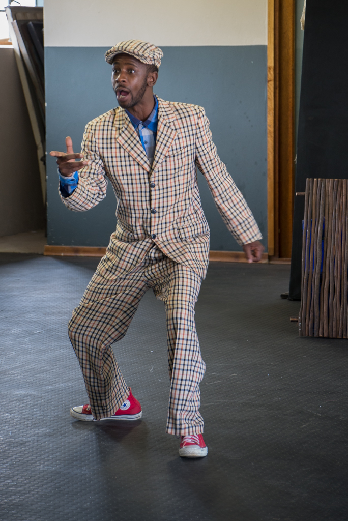 Dancer Bhanzela Masango in Sophiatown styling
